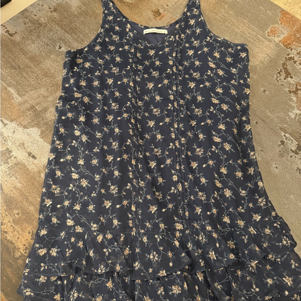 Abercrombie & Fitch Navy Sleeveless Dress
